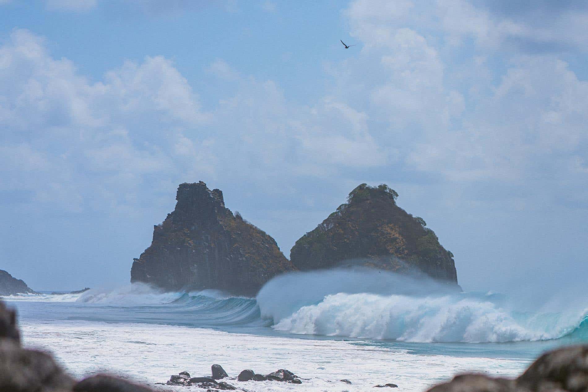 Boat Ride From Fernando De Noronha Snorkeling At Sancho Beach