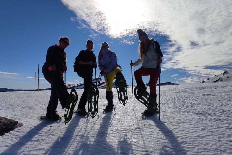 Paseo Con Raquetas De Nieve Por Castro Valnera Desde B Rcenas