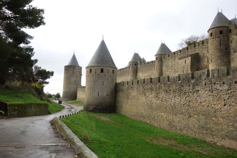 Visite théâtralisée de la cité de Carcassonne au temps des bâtisseurs