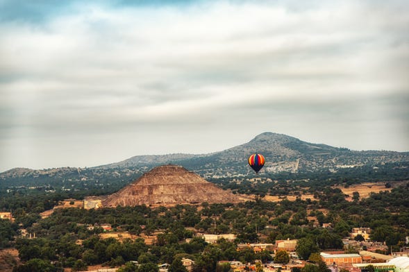 Teotihuacán Private Hot Air Balloon Flight