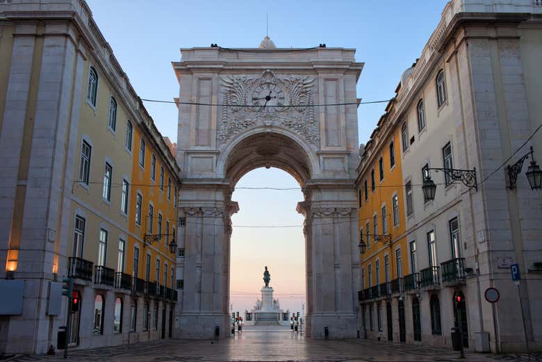 Ingresso Do Arco Da Rua Augusta Lisboa