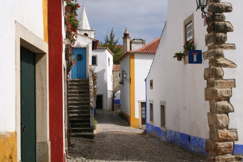 The streets of Óbidos