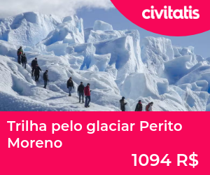 Trilha pelo glaciar Perito Moreno