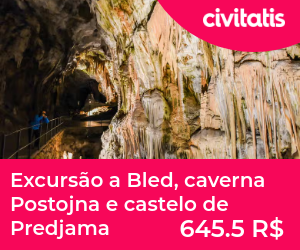 Excursão a Bled, caverna Postojna e castelo de Predjama