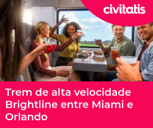 Trem de alta velocidade Brightline entre Miami e Orlando