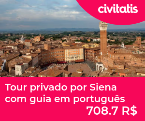 Tour privado por Siena com guia em português