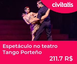 Espetáculo no teatro Tango Porteño