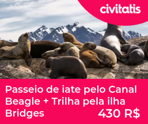 Passeio de iate pelo Canal Beagle + Trilha pela ilha Bridges