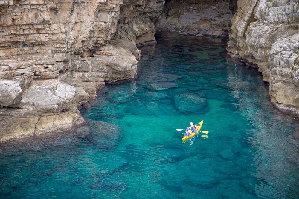 Solcando le acque di Dubrovnik in kayak