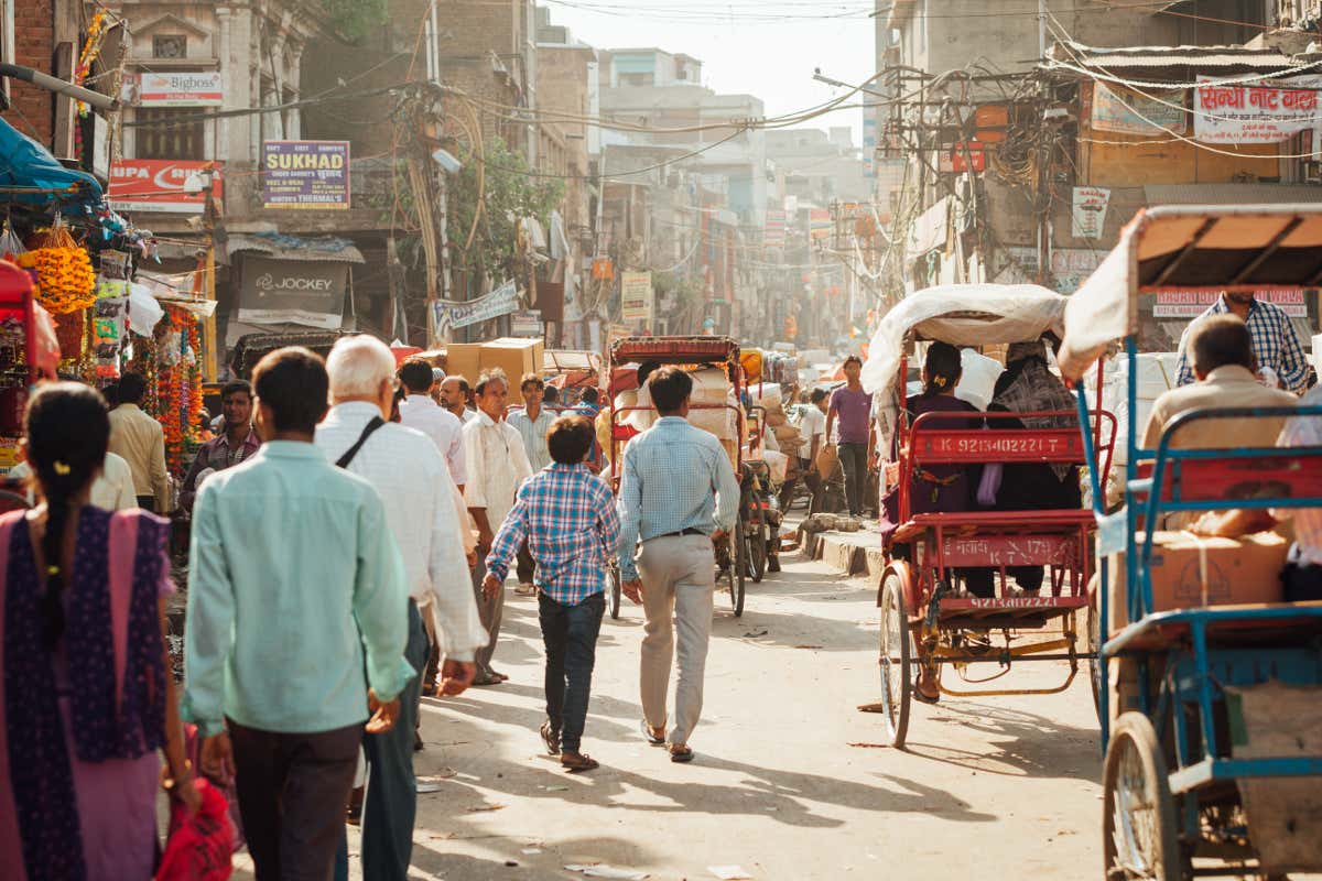 El mercado Chandni Chowk