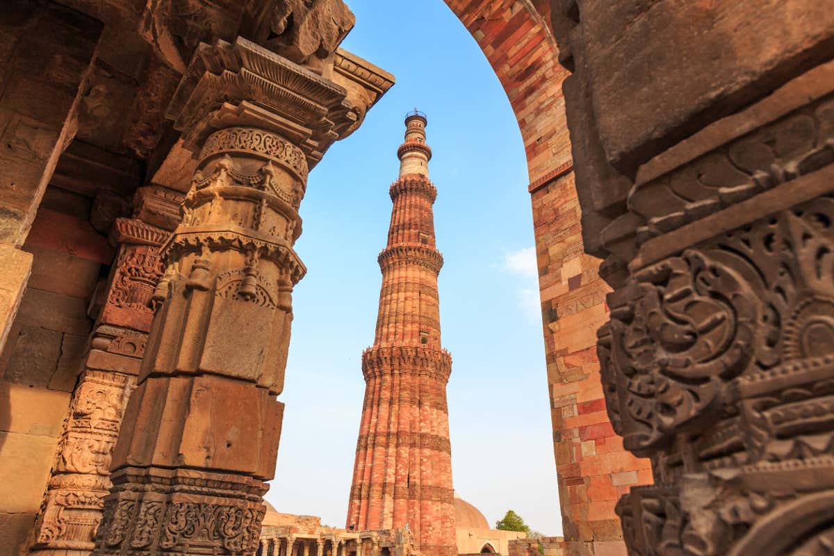 Qûtb Minar, le plus haut minaret du monde se trouve en Inde