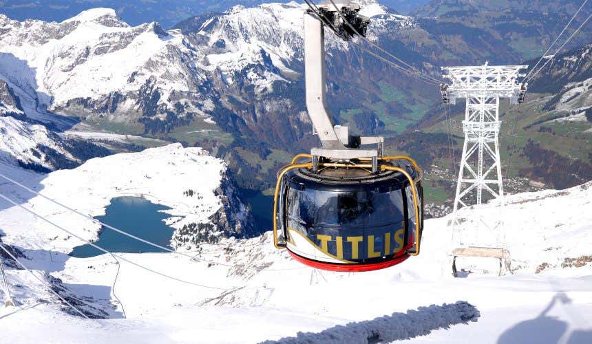 Teleférico do Monte Titlis, na Suíça