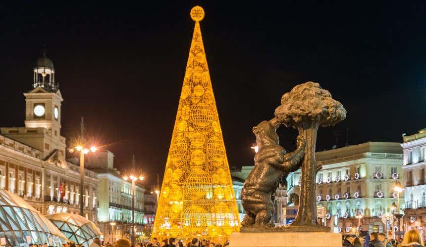 Árbol de Navidad de la Plaza Mayor de Madrid