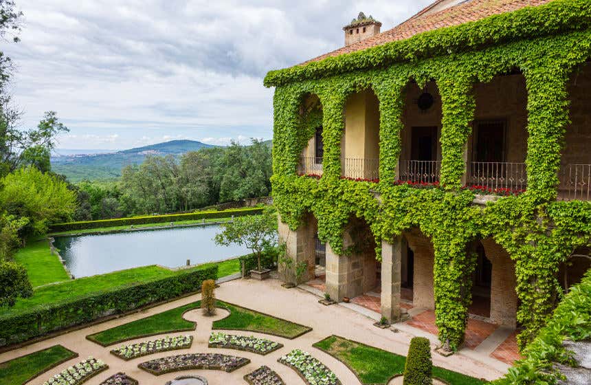 Jardines del monasterio de Yuste.