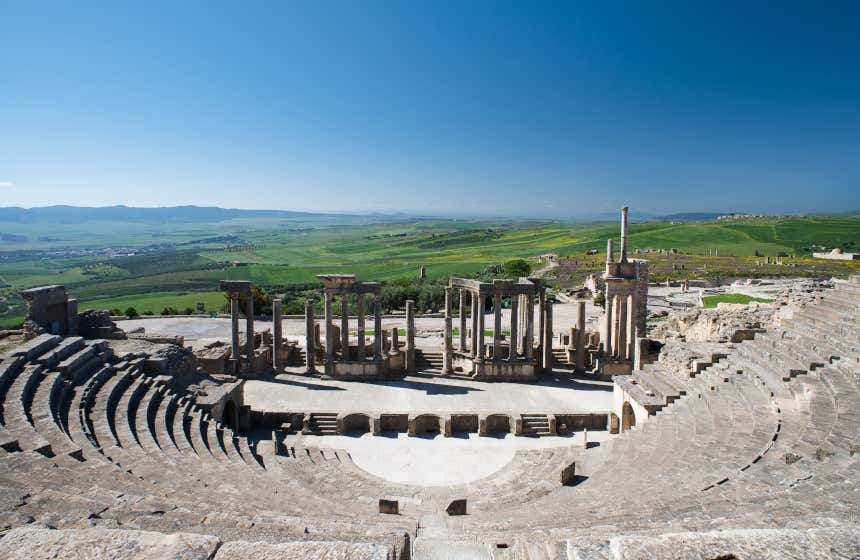 Teatro Romano de Dougga, una joya tunecina. 