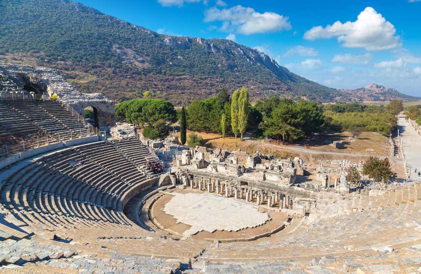 Gran Teatro de Éfeso, uno de los más importantes del mundo. 