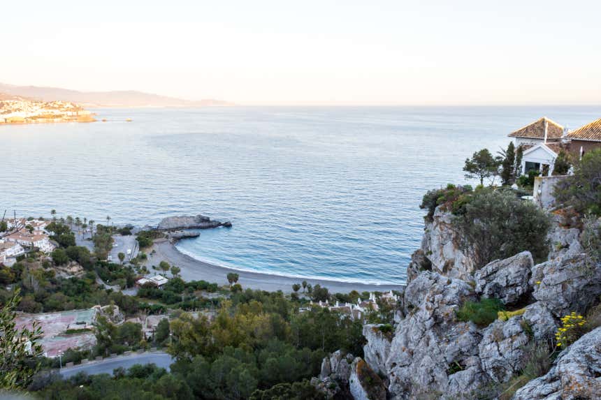 Playa de la Herradura, en Almuñécar.