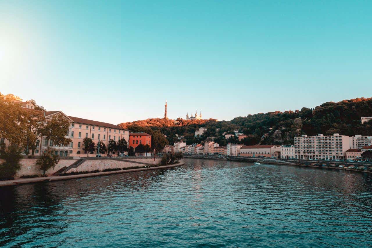 Berges de la Saône à Lyon, l'une des 10 villes à visiter en France