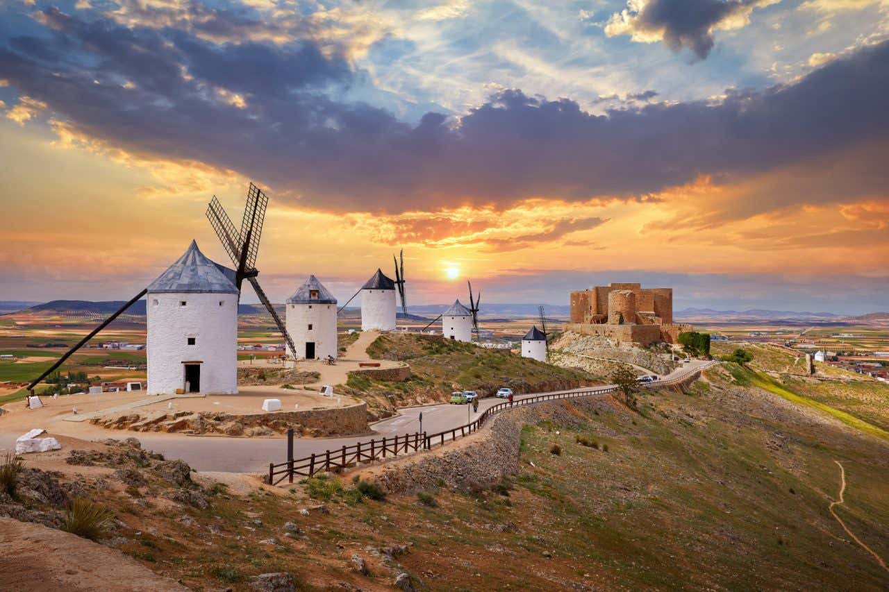 Molinos de Consuegra, en la ruta de Don Quijote