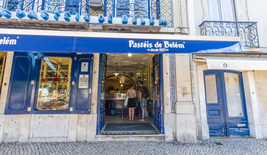 Pastéis de Belém, en una de las zonas más bellas de Lisboa