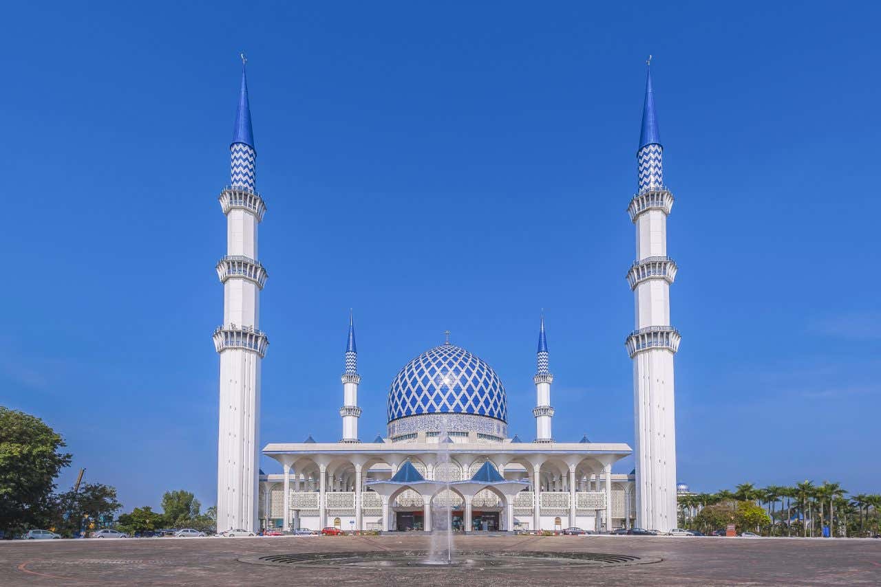 Panorámica de la mezquita Sultan Salahuddin Abdul Aziz