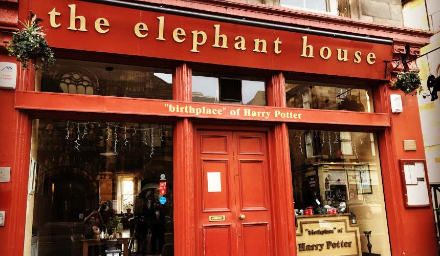 The Elephant House di Edimburgo, dove nacque Harry Potter