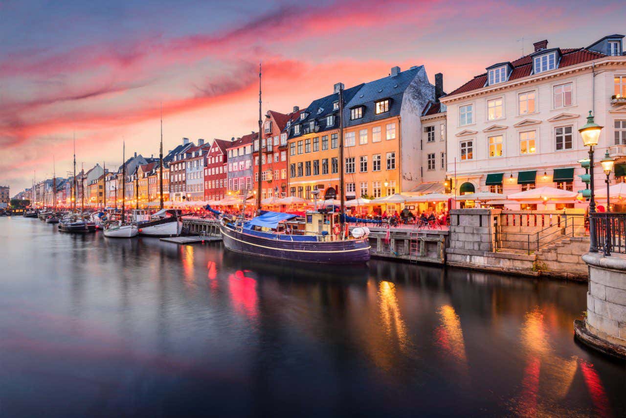 Canal Nyhavn, en Copenhague