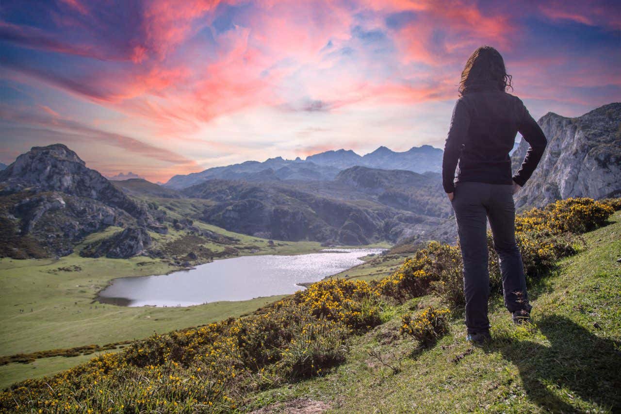 Atardecer en los Lagos de Covadonga