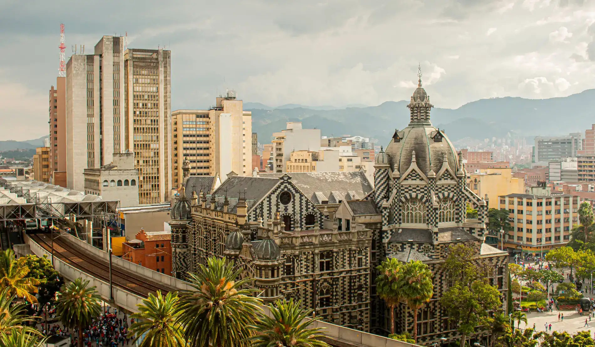 Vista panorâmica de Medellín