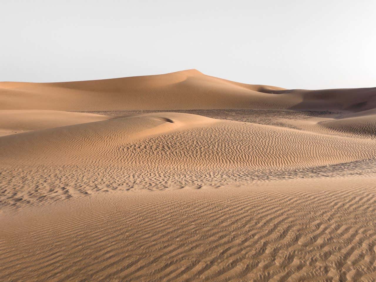 Impressionantes dunas do deserto de Doha