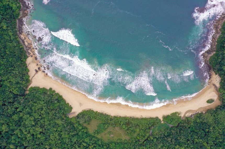 Trindade vista de cima 