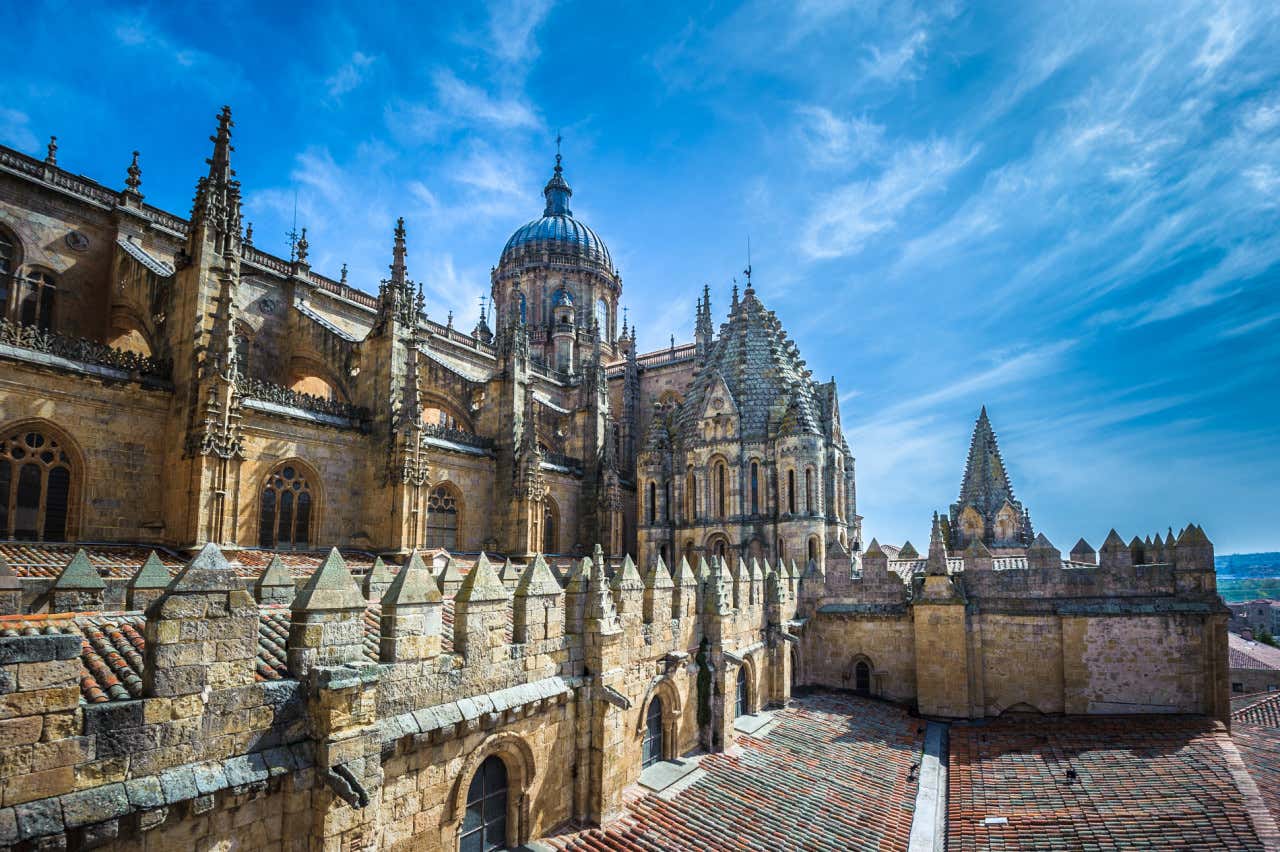 Vista panorámica de la Catedral Nueva de Salamanca