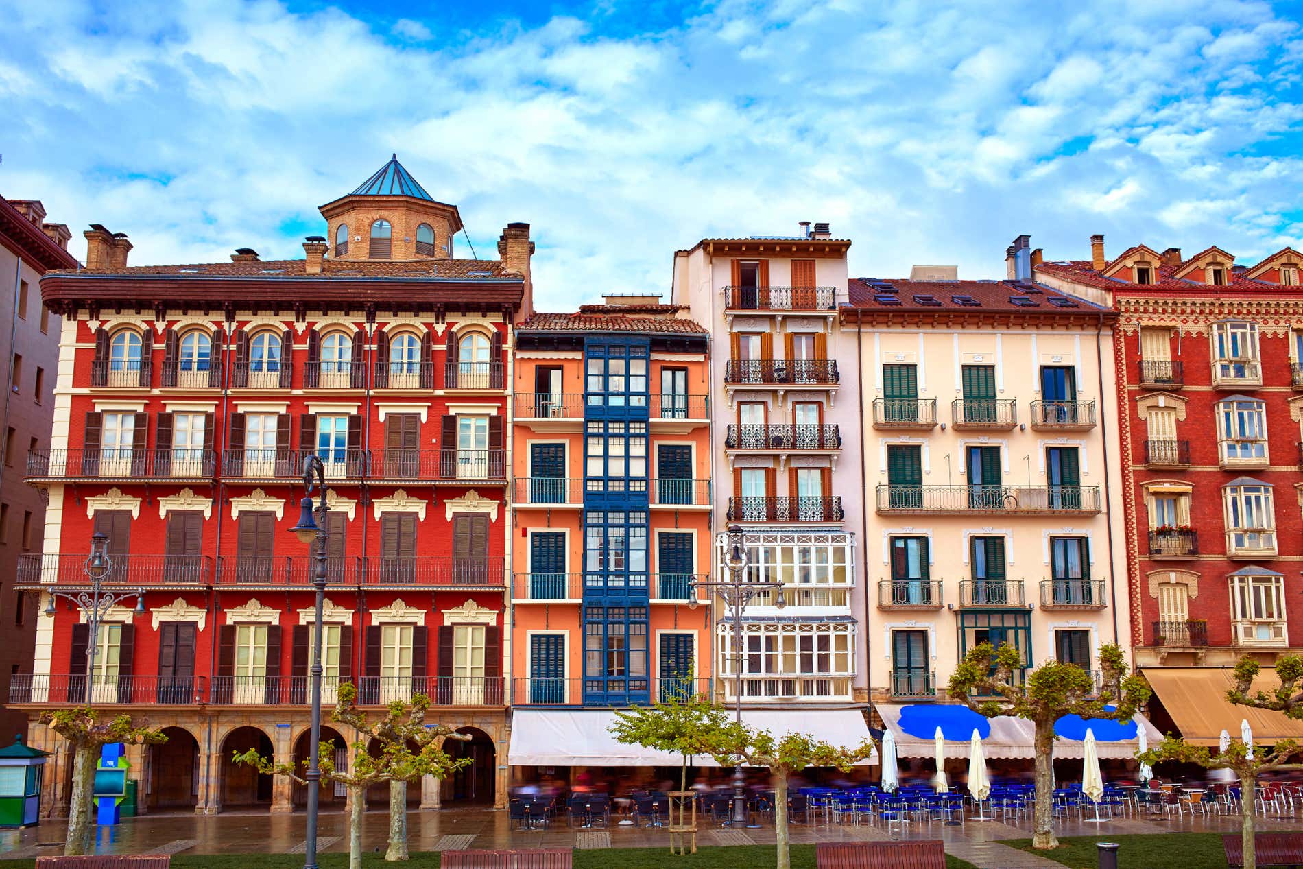 Plaza del Castillo en Pamplona