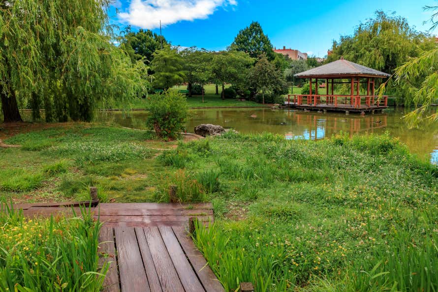 Lac japonais dans le parc Yamaguchi