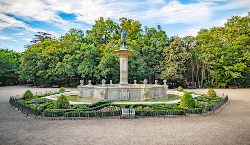 Fuente ornamental del parque Campo Grande de Valladolid