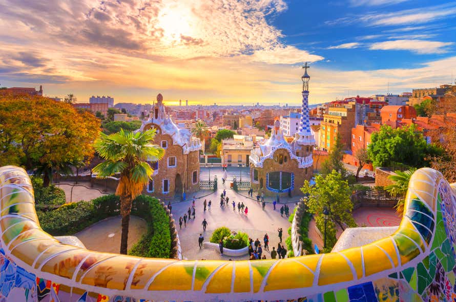 Vista de Barcelona desde el Parque Güell