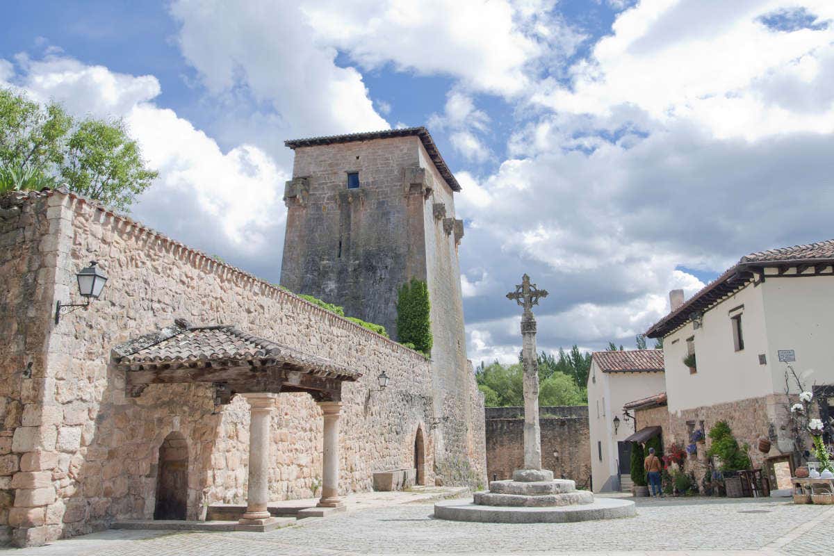 Plaza medieval de Covarrubias