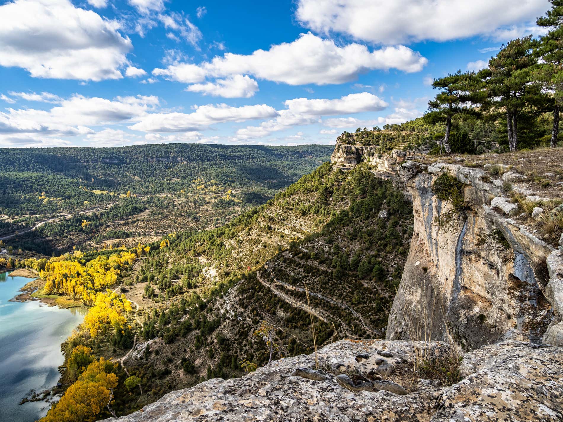 The rocky cliffs of the basin of Cuenca, Spain