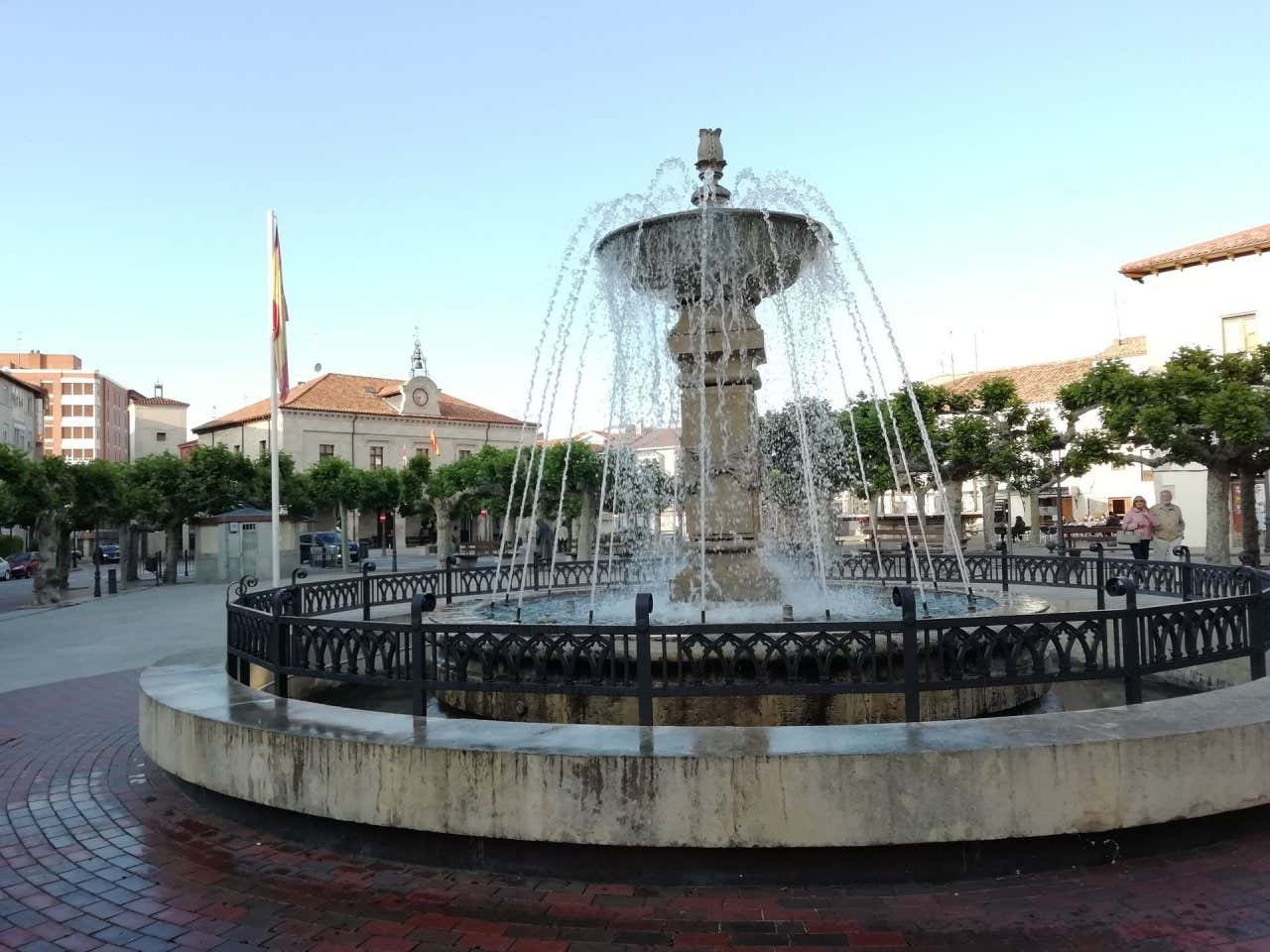 Plaza central del Ayuntamiento de Villarcayo de Merindad de Castilla la Vieja