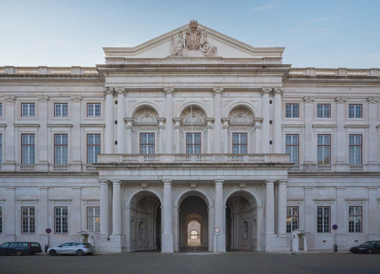 Fachada del Palacio Nacional de Ajuda