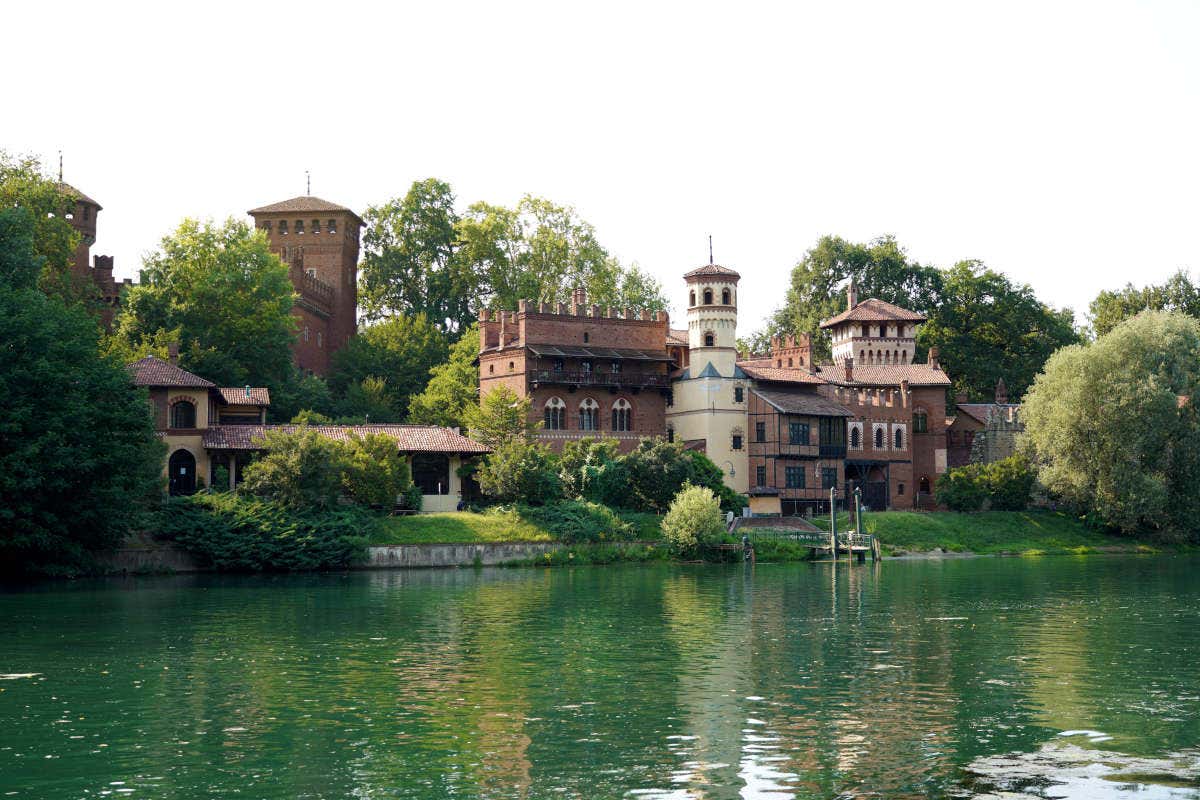 Burgo Medieval junto al lago del Parque del Valentino