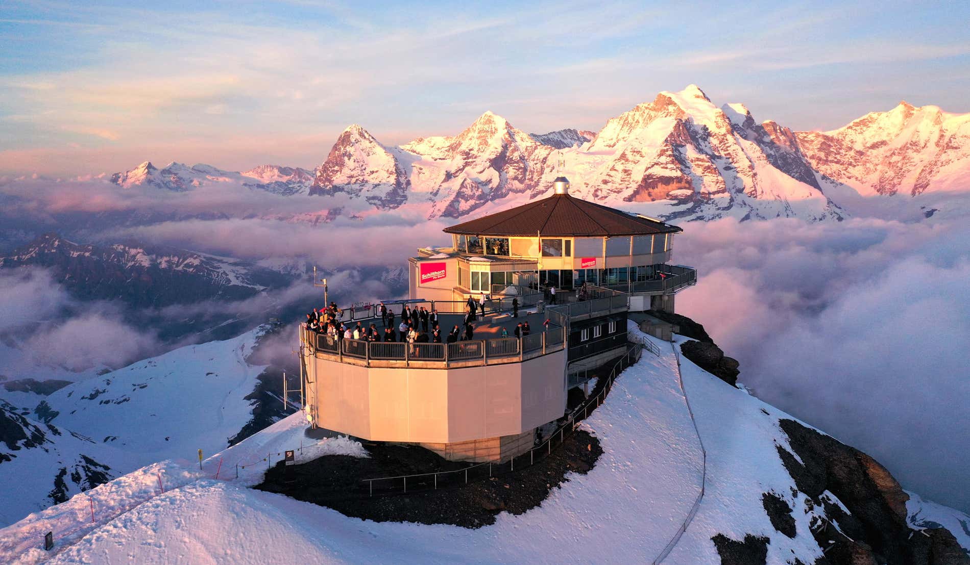 La montaña Schilthorn y otros escenarios de James Bond en Suiza
