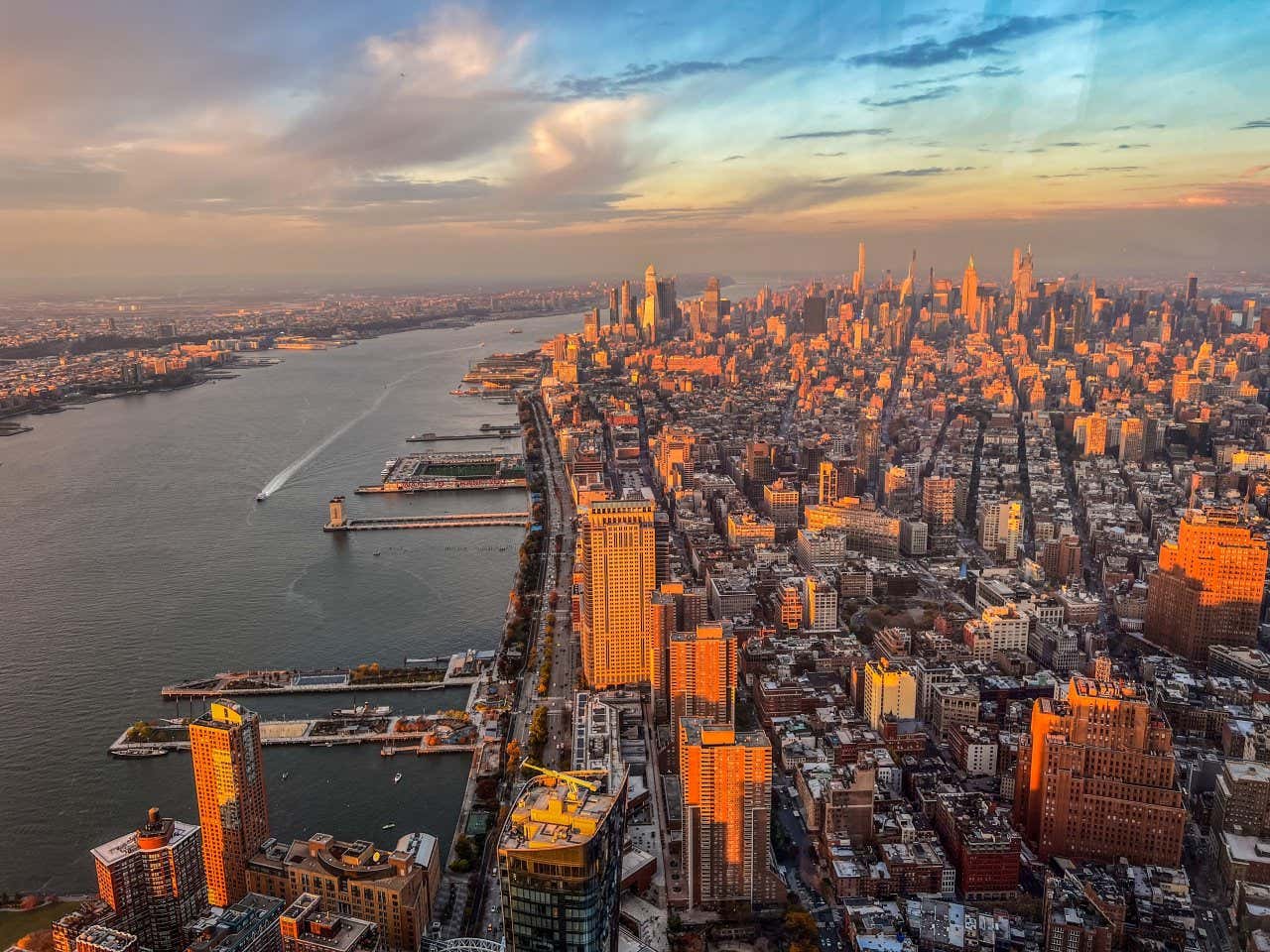 Le One World Observatory, l'un des meilleurs endroits pour voir le coucher de soleil à New York