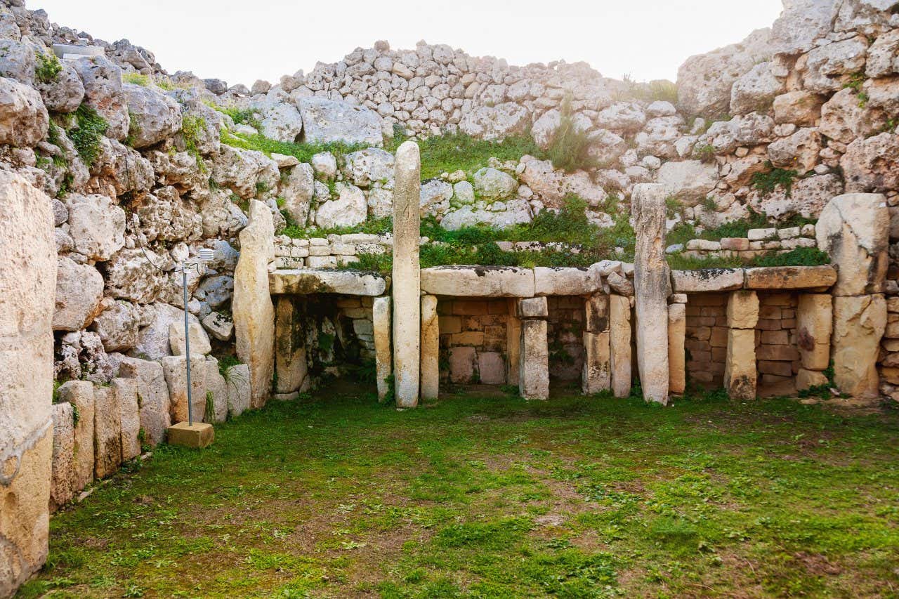 Ruines faites de pierres