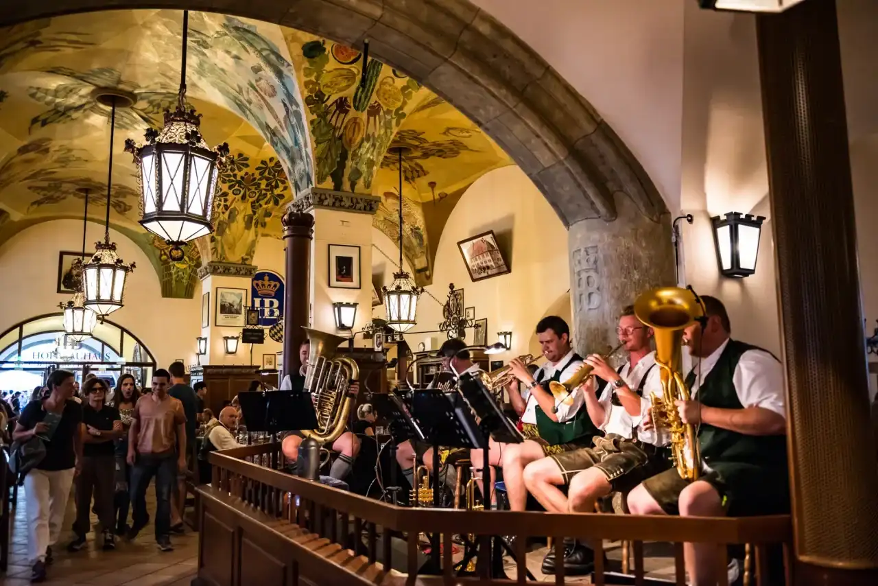 Hofbräuhaus, one of Munich's best, oldest, and most famous breweries