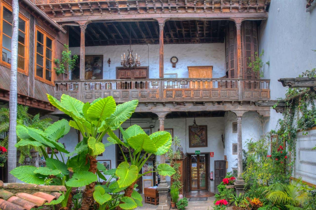 The Canarian Patio within Casa de los Balcones.