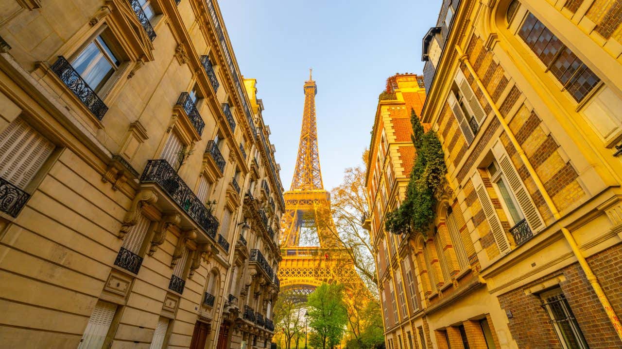 Vista da Torre Eiffel, um dos lugares mais visitados do mundo