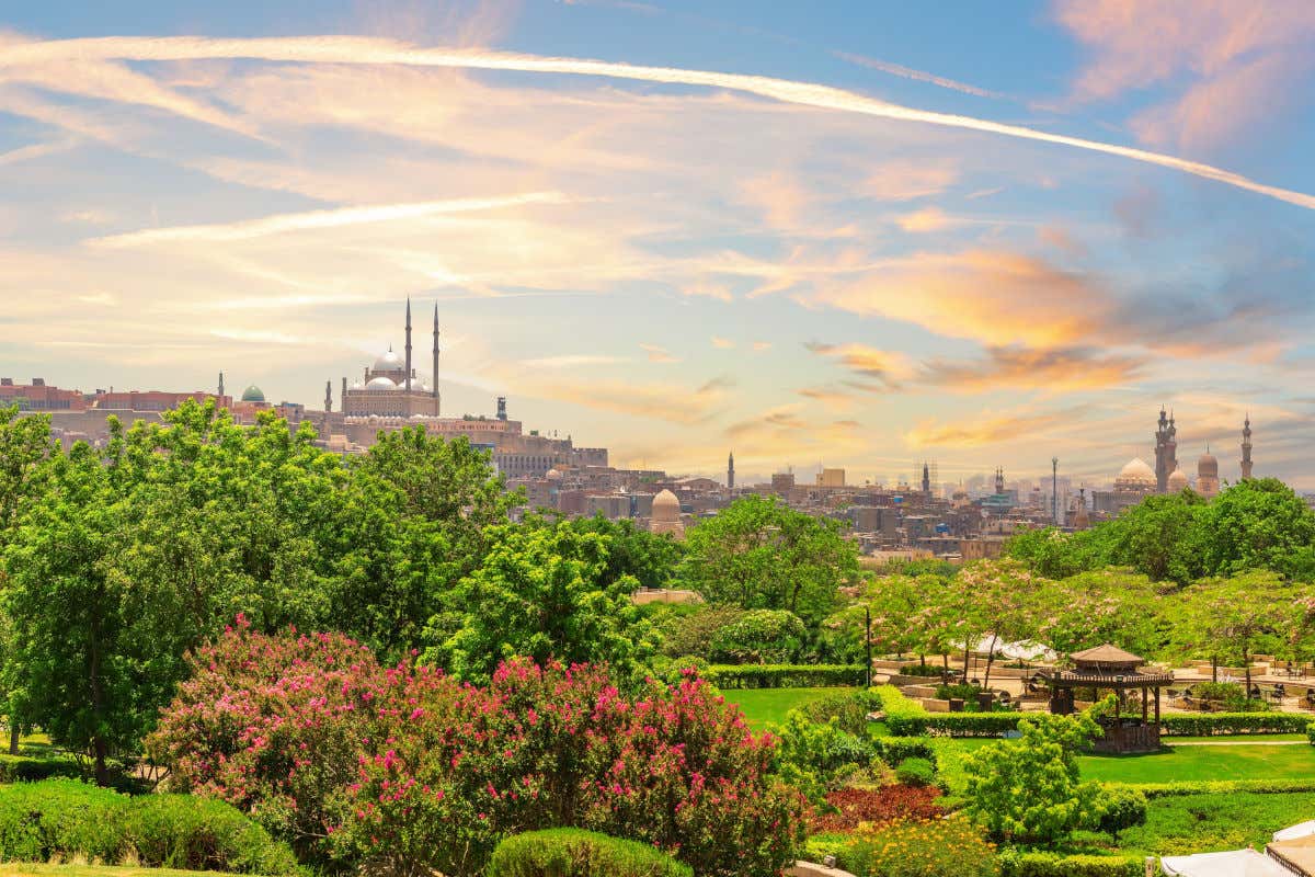 Al Azhar Park is as beautiful by day as it is by night, one of the most special places to visit in Cairo.