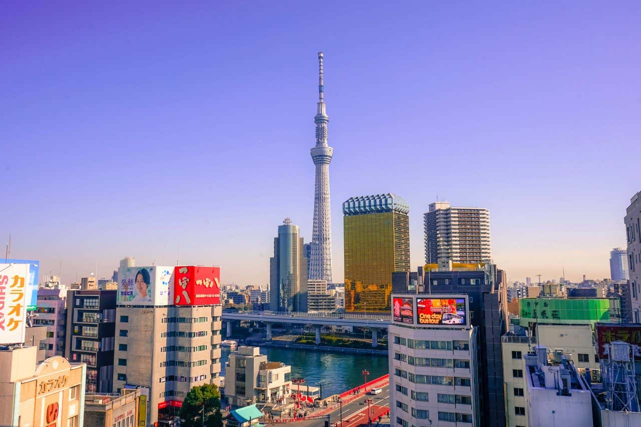 Vue sur la Skytree de Tokyo, une activité à faire à Tokyo