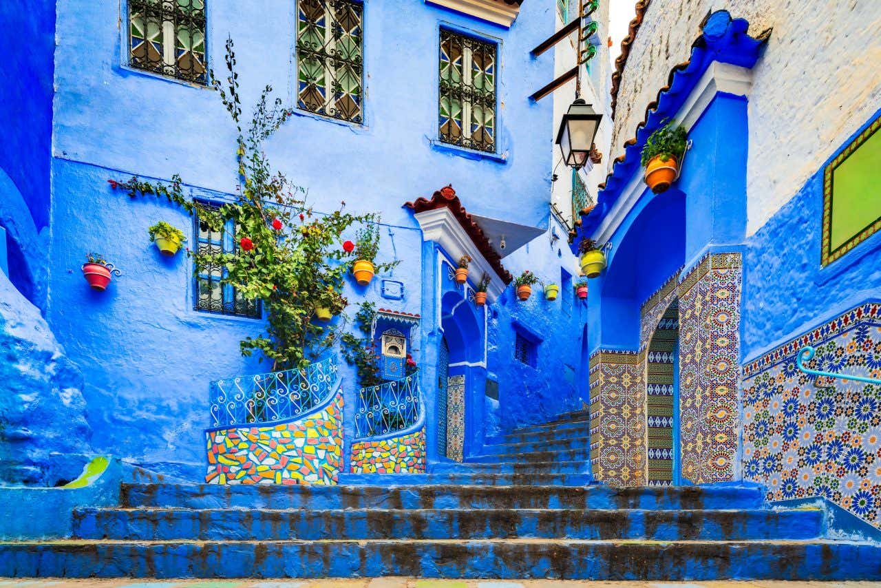 Chefchaouen et ses maisons bleues, une destination où partir en mars